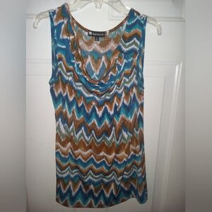 3/$10 Valerie Bertinelli Womens Tank  Top Small Sleeveless Polyester Dressy